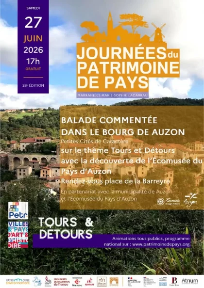 Journées du Patrimoine de Pays - Auzon