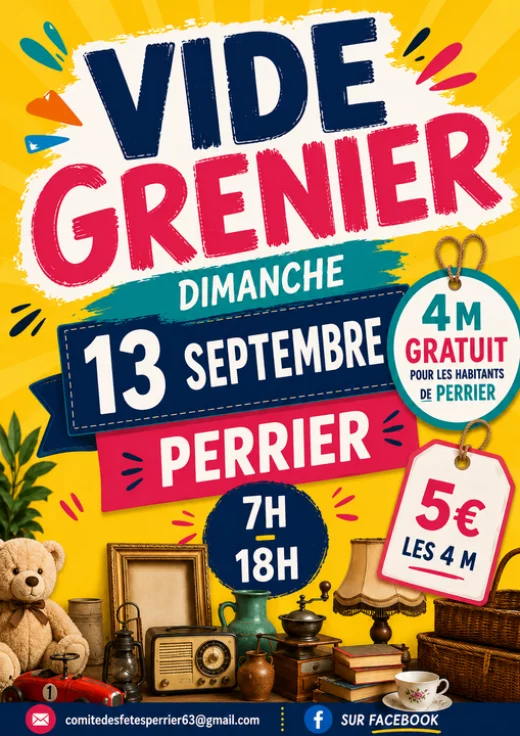 Vide-grenier - Perrier