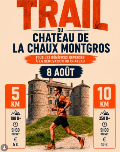 Trail du château de La Chaux Montgros