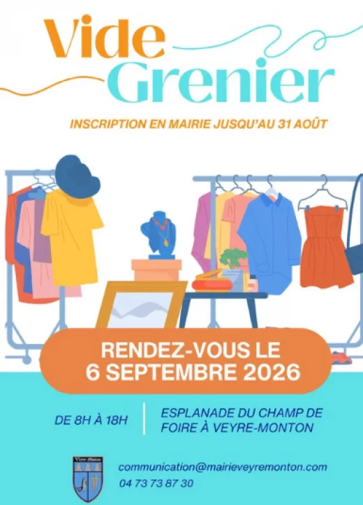 Vide-grenier - Veyre Monton