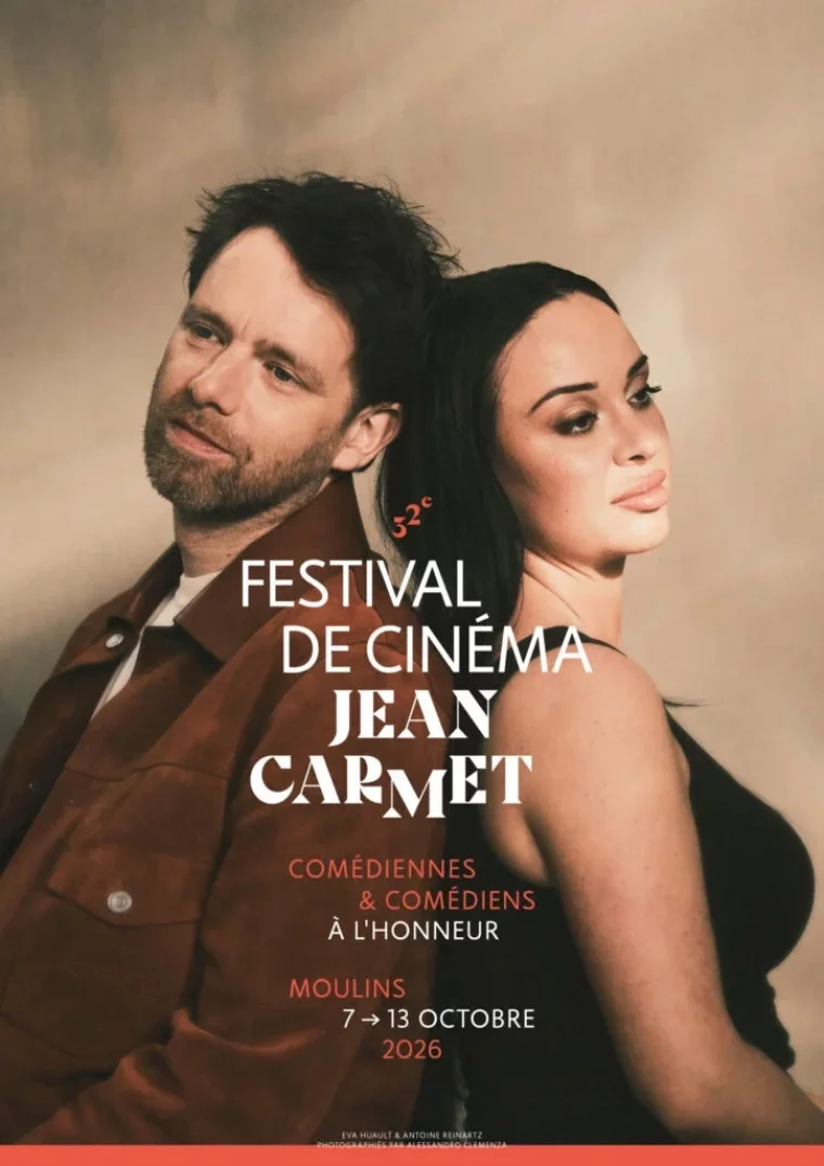 Affiche du 32e Festival de cinéma Jean Carmet 2026