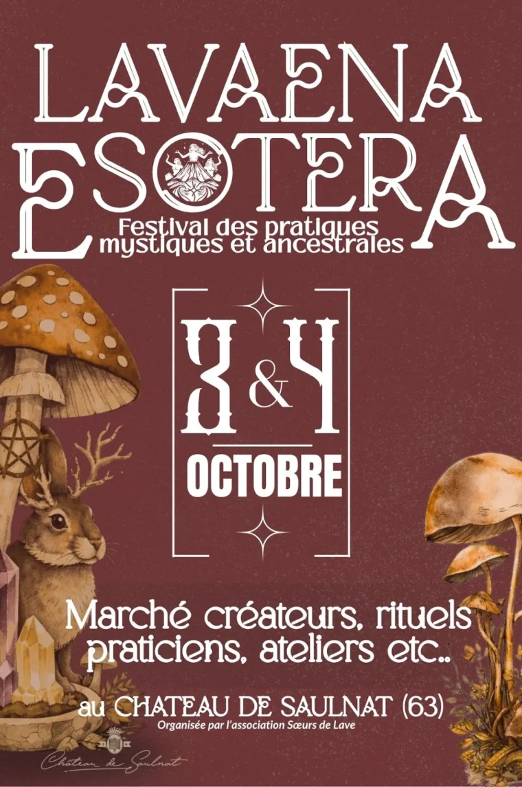 Affiche du festival Lavaena Esotera 2026