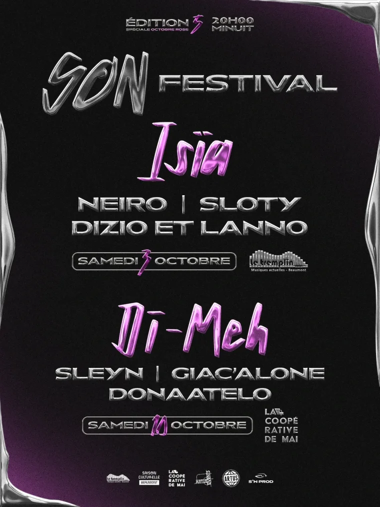 Affiche officielle du SON Festival 2026
