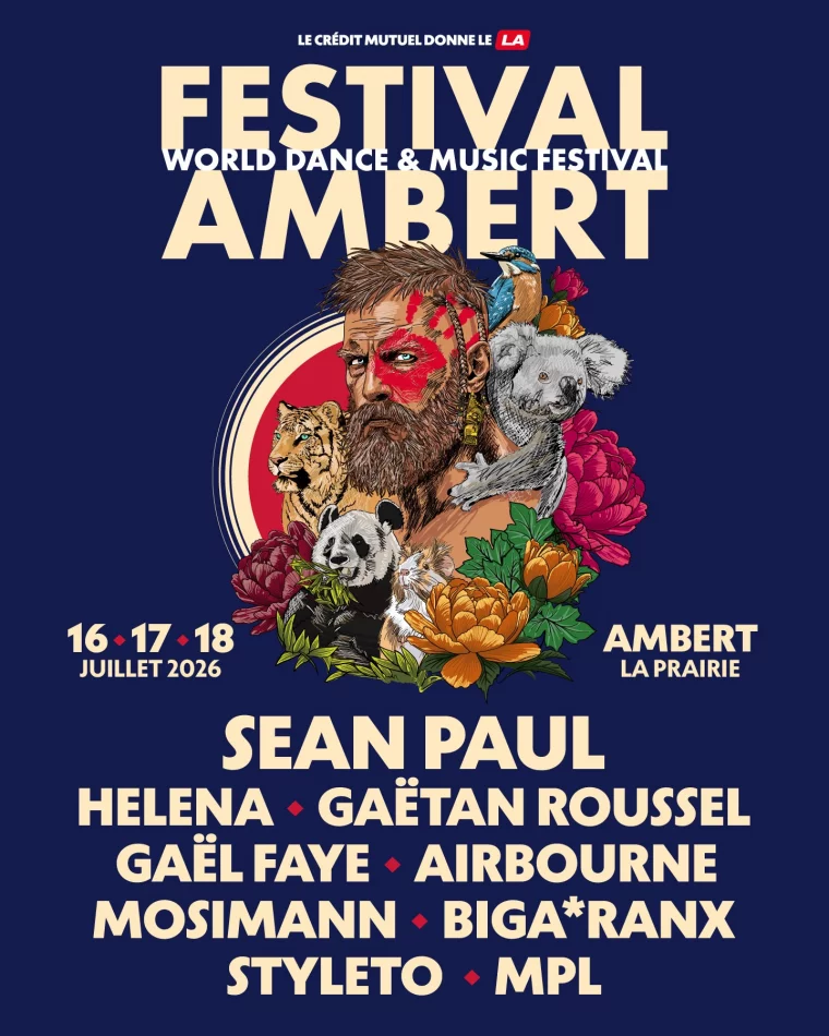 Affiche du World Festival Ambert 2026 à Ambert