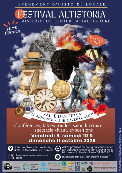 Festival Altistoria 2026 — Le Monastier-sur-Gazeille