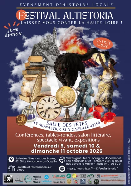 Festival Altistoria 2026 — Le Monastier-sur-Gazeille