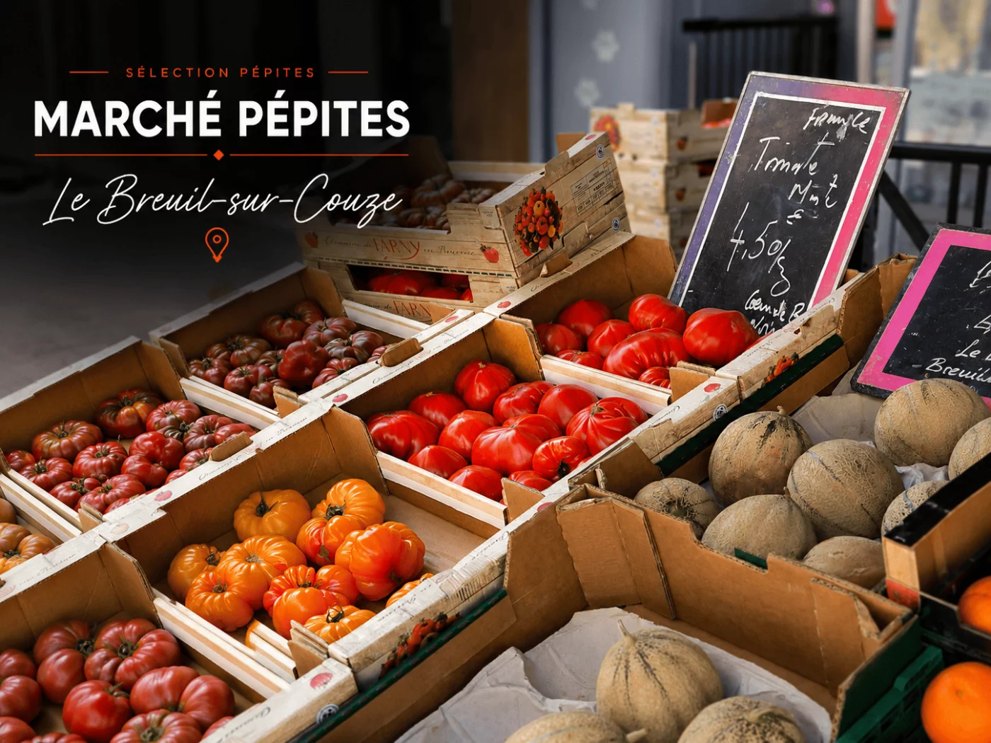 Illustration Sélection Pépites — Marché de producteurs du Breuil-sur-Couze