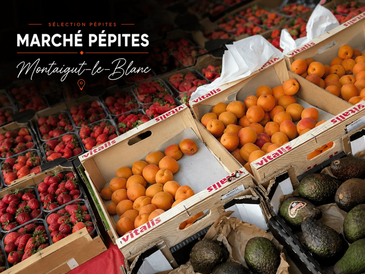 Illustration Sélection Pépites — Marché bio et local de Montaigut-le-Blanc