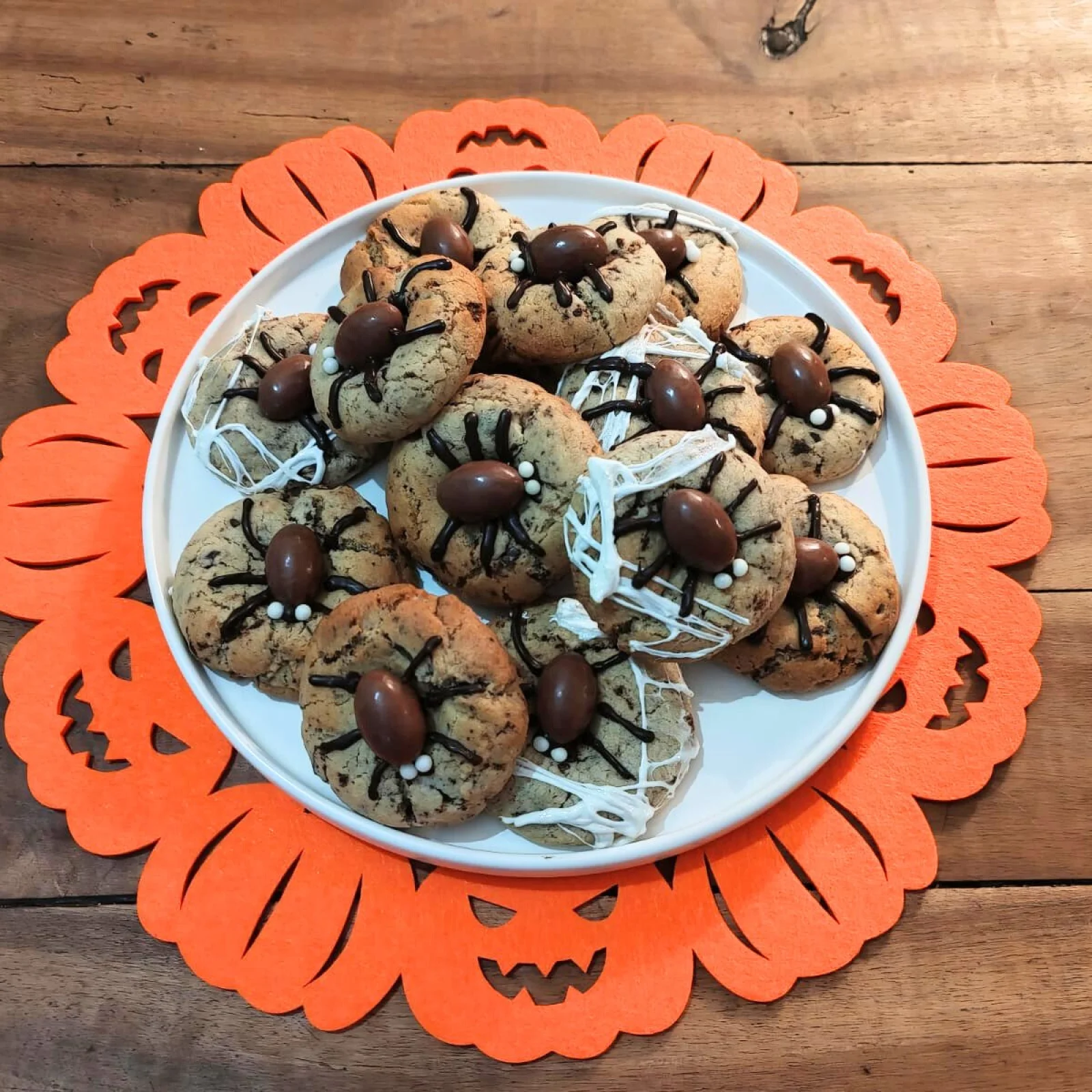 Cookies Araignées d'Halloween