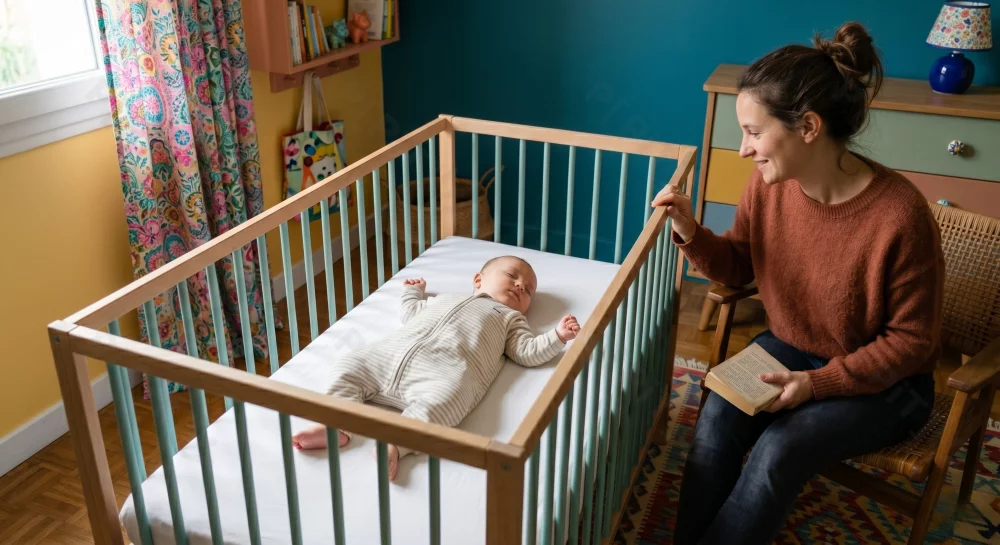 transition vers la chambre du bebe