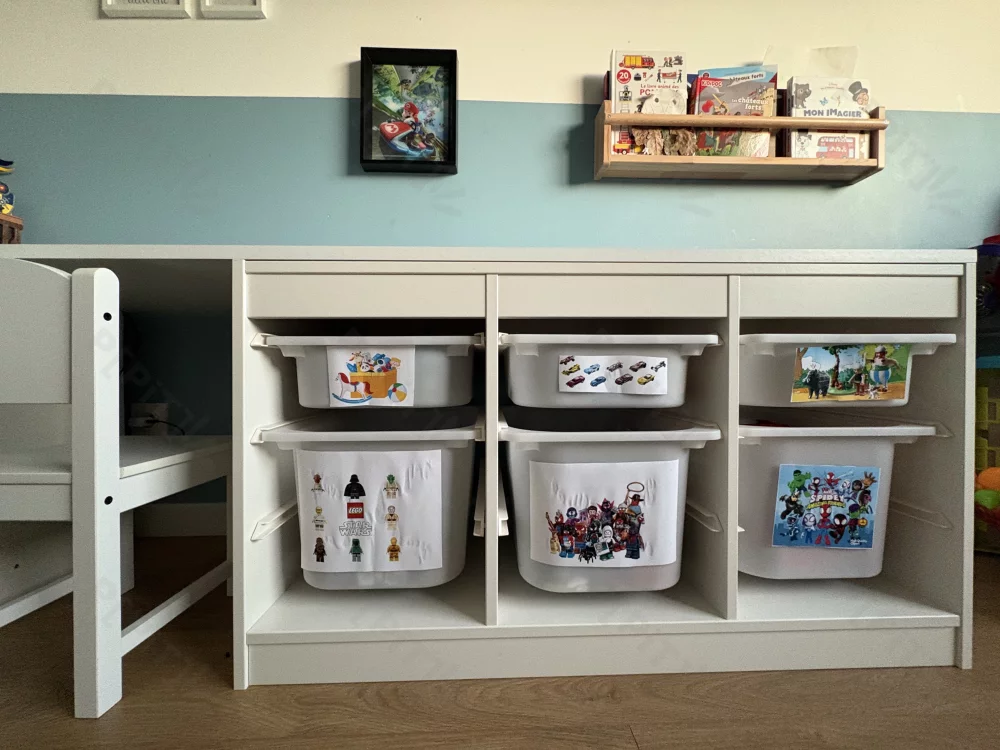 Bacs de rangement pour jouets