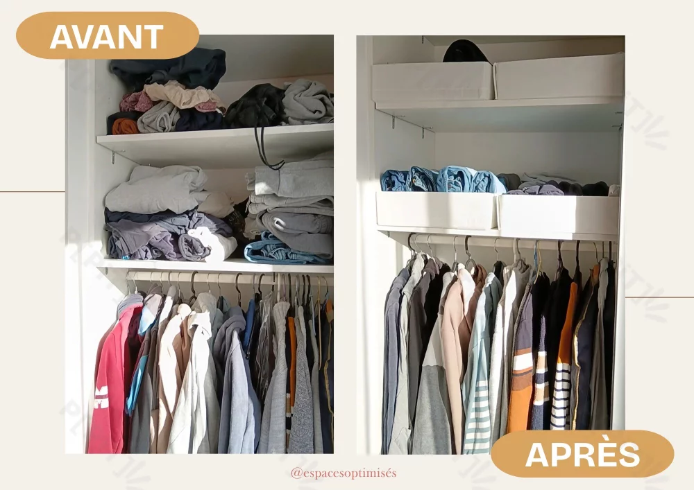 Avant / après : dressing