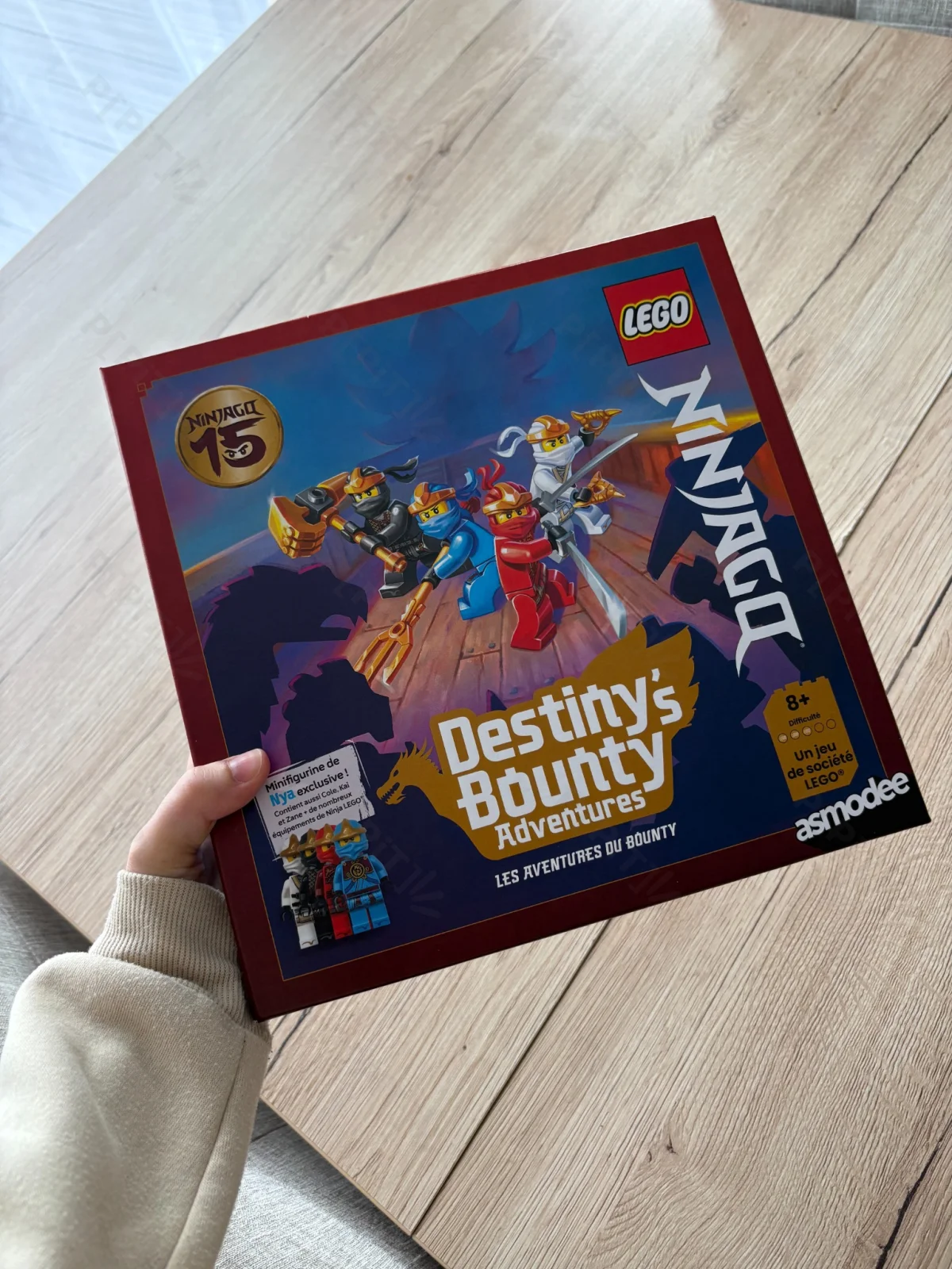 Boîte de Destiny’s Bounty Adventures, jeu LEGO Ninjago choisi au festival