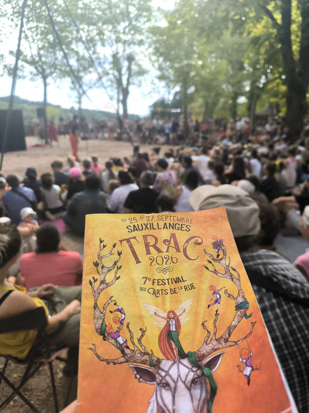 Public du Festival du TRAC à Sauxillanges