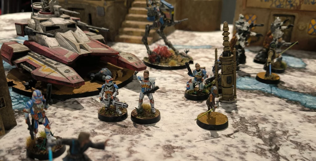 Table de Wargames et figurines