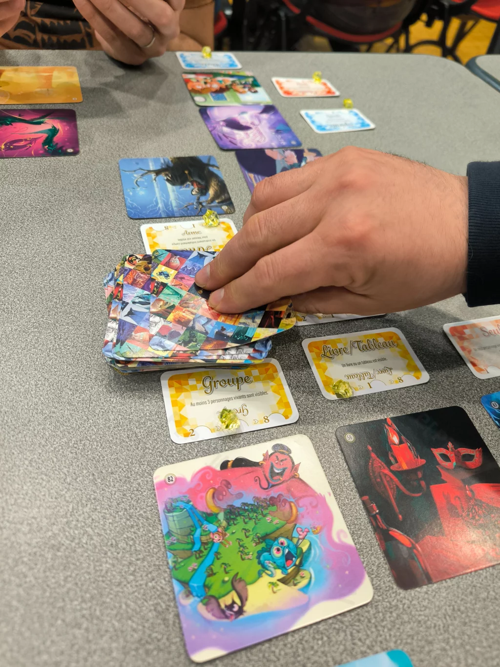 Détail de cartes de jeu