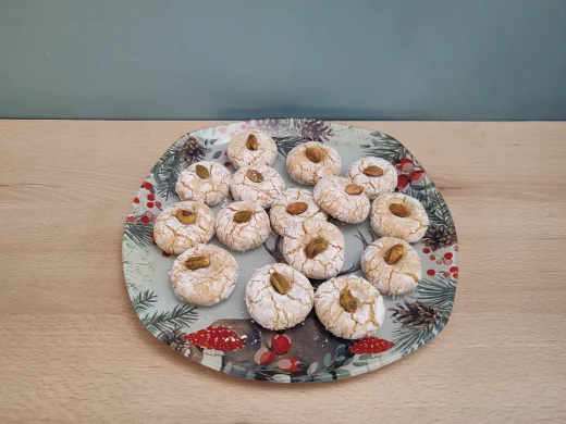 Amaretti à la pistache : recette facile et rapide de biscuits maison