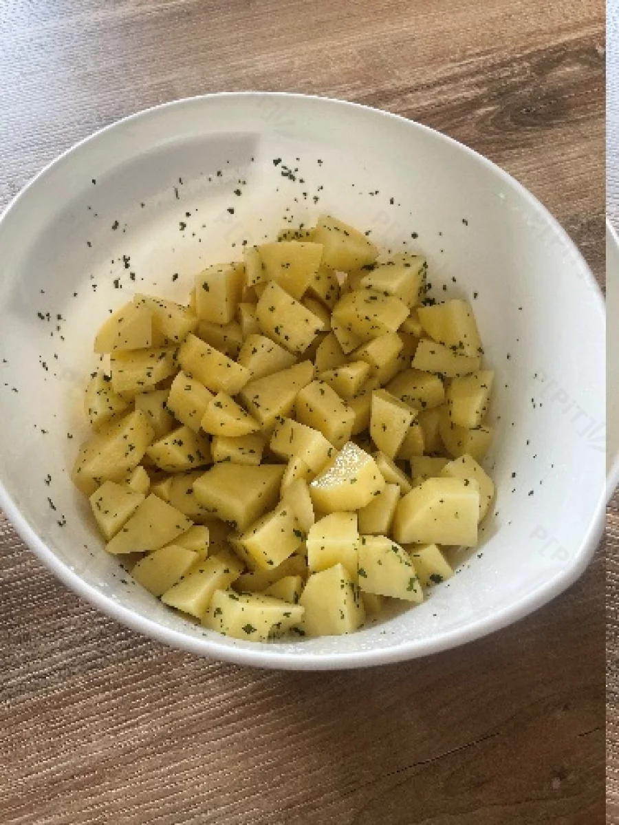 Préparation des pommes de terre