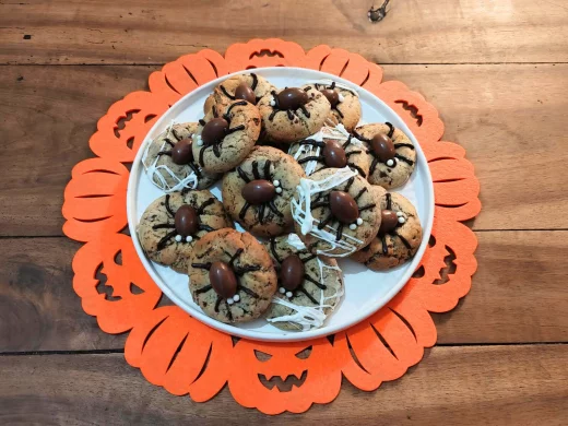 Cookies Araignées d'Halloween