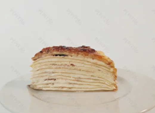 Gâteau de crêpes façon crème brûlée