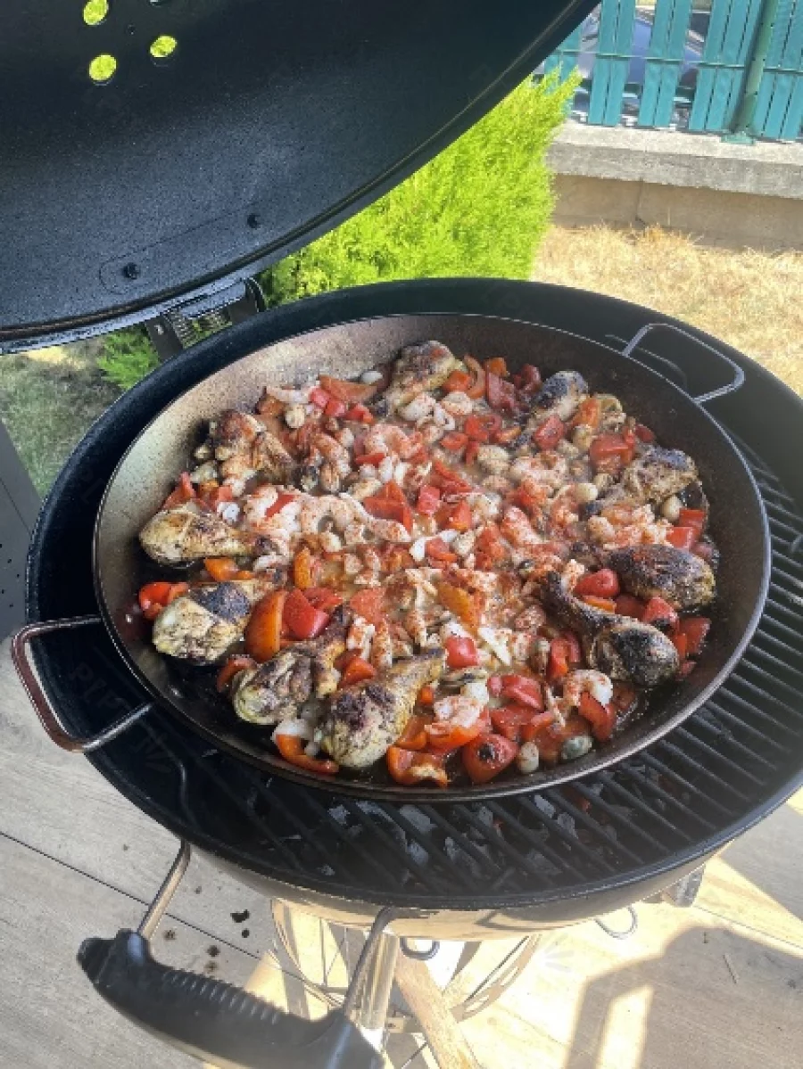 Mélange avec paprika